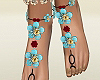 Boho Gypsy Jewel Feet