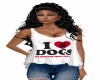 "I LOVE DOGS" LOOSE TEE