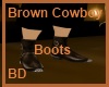 [BD] Brown Cowboy Boots