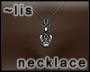 Necklace: Tears in steel