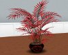 animated red plant