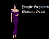 P/Sequined Peasant Gown