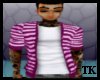 TK*Purple Strip Vest
