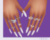 [Gel]Love nails Purple