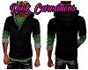 Black & Green Hoodie