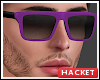 H@K Purple Sunglasses