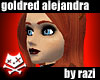 Gold Red Alejandra