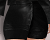 E* Black Leather SkirtRL