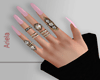 A! Pink Pastel nails
