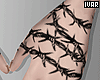 l' Barbwire Hand Tattoo