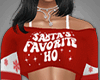 Santa's Ho Red/Whi Top