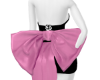 K| PinkBlack Dress w/Bow