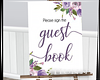 H. Guest Book Sign