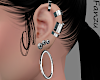 silver earrings set