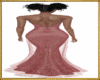 Peach designer dress