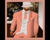 (aza) Peach White suit