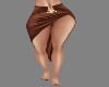 !R! Brown Silk Skirt