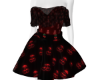 {K} Short cherry dress
