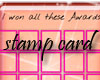 Stamp Card award