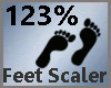 Feet Scaler 123% M A