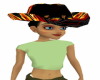 Cowgirl Hat w/Flames