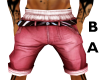 [BA] Red Belted Shorts