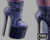 D! New Luxu Silver Boot