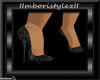 MB ~GLIT LEO BLACK HEELS