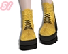 3! Gold Glitter Boots