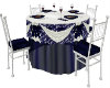 WHT/NAVY  4 GUEST TABLE
