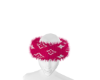 XO LV hot pink headband