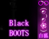 SN Black Boots