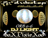 gold orb dj light
