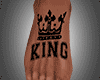 King Foot Tattoo