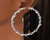 Finn Silver Spike Hoops