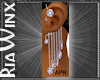 Chain BStone Earring APR