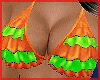 Orange & Green Bikini
