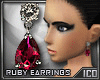 ICO Ruby Earrings