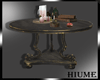 H* Decorated Antiq Table