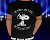 Black Snoopy T-shirt