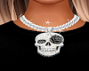 Mila Skull rose chain