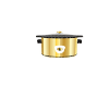 black/gold crock pot
