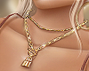 Padlock Chain Gold