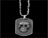 Necklace emo skull
