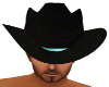 Black Teal Cowboy Hat