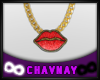 ∞ Lips Necklace