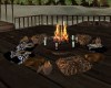 LEOPARD PILLOWS/FIREPIT