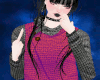 A/ Pink Grey Sweater