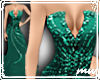 !VDip Gown emerald green