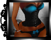 !  Bm corset outfit blue